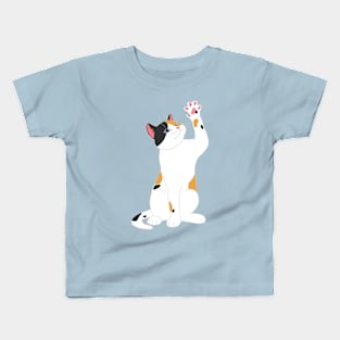 TRICOLOR CAT Kids T-Shirt